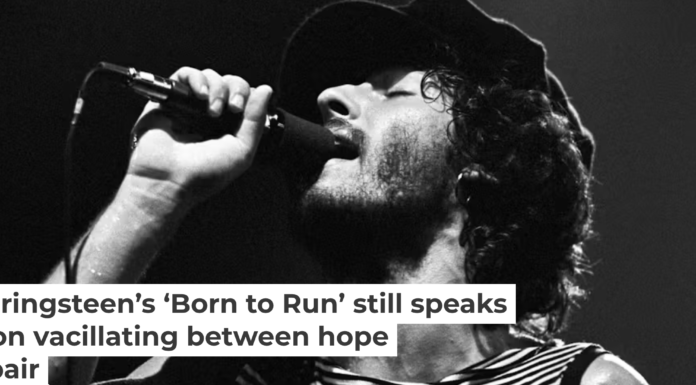 Bruce Springsteen performs in Atlanta on Aug. 22, 1975, during the ‘Born to Run’ tour. Tom Hill/WireImage via Getty Images